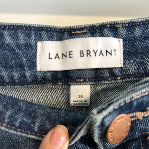 Lane Bryant Cut-off Jean Shorts, Sz 20, NWWOT - Picture 3 of 3